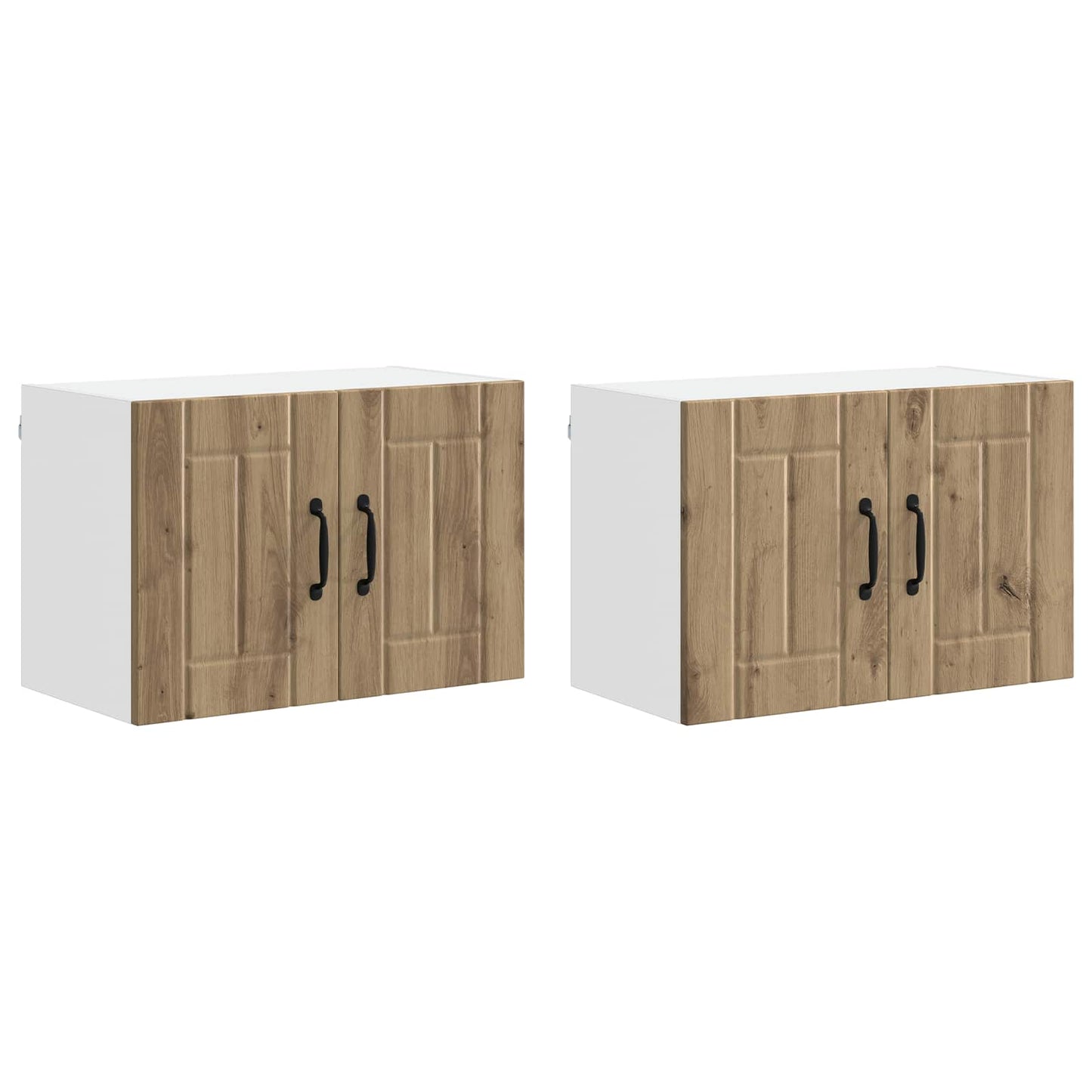 Wall Cabinet LUCCA 2 pcs Artisan Oak 60 x 31 x 40 cm