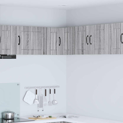 Wall Corner Cabinet LUCCA Grey Sonoma 57 x 57 x 40 cm