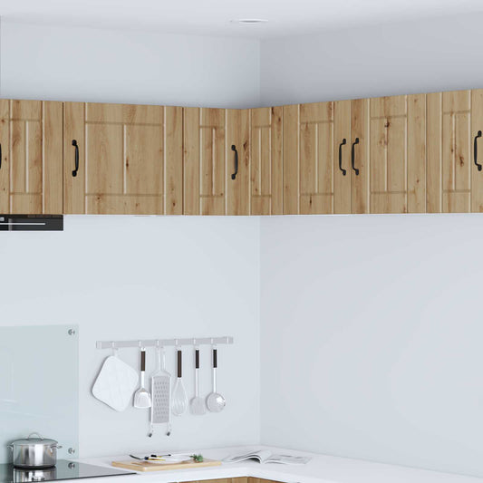 Wall Corner Cabinet LUCCA Artisan Oak 57 x 57 x 40 cm
