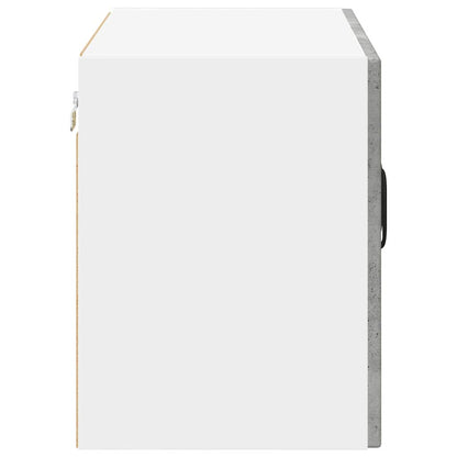 Wall Glass Cabinet LUCCA 2 pcs Concrete Grey 60 x 31 x 40 cm