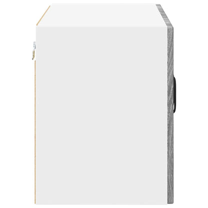 Wall Glass Cabinet LUCCA 2 pcs Grey Sonoma 60 x 31 x 40 cm