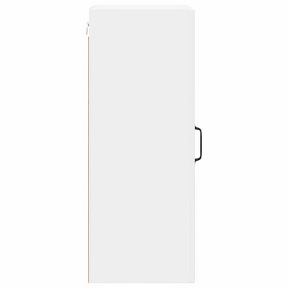 Wall Glass Cabinet LUCCA 2 pcs White 40 x 31 x 80 cm