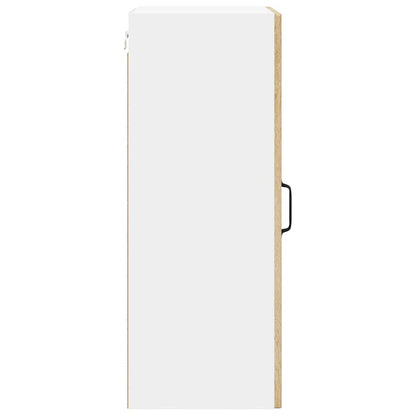 Wall Glass Cabinet LUCCA Sonoma Oak 40 x 31 x 80 cm