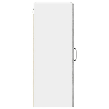 Wall Glass Cabinet LUCCA Concrete Grey 40 x 31 x 80 cm