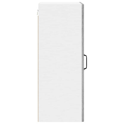 Wall Glass Cabinet LUCCA 2 pcs Grey Sonoma 40 x 31 x 80 cm