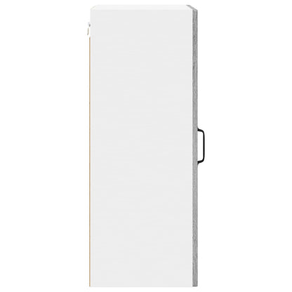 Wall Glass Cabinet LUCCA 2 pcs Grey Sonoma 40 x 31 x 80 cm