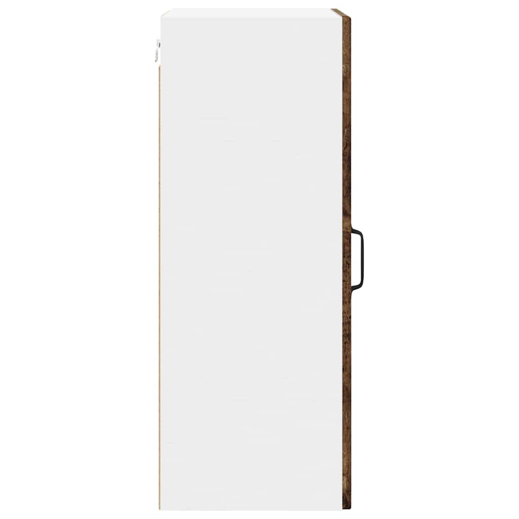 Wall Glass Cabinet LUCCA Old Wood 40 x 31 x 80 cm