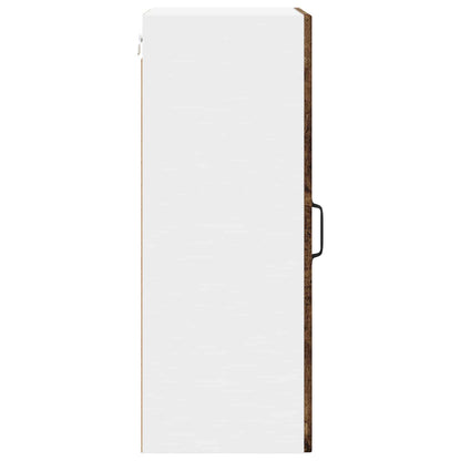 Wall Glass Cabinet LUCCA 2 pcs Old Wood 40 x 31 x 80 cm