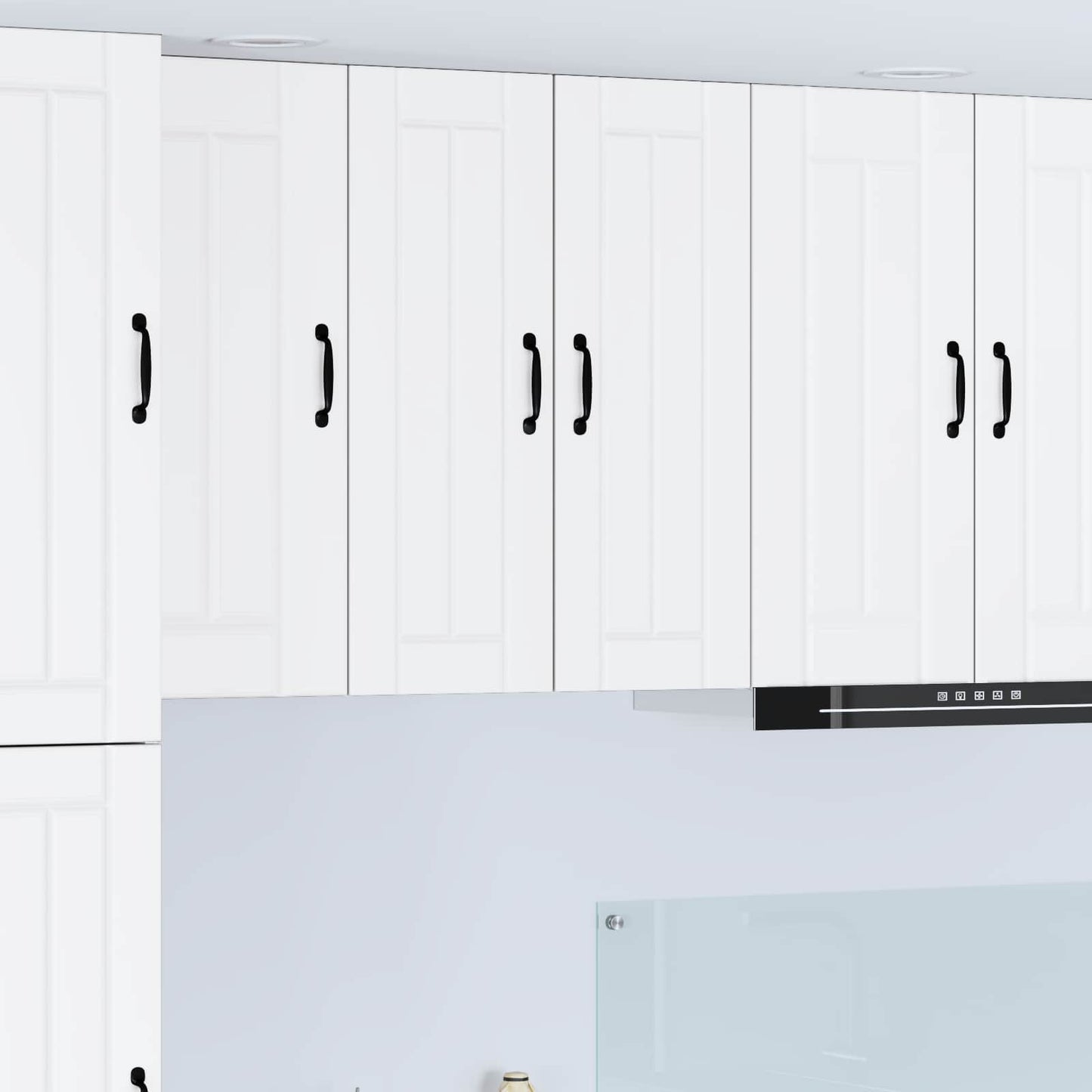 Wall Cabinet LUCCA White 30 x 31 x 80 cm Engineered Wood