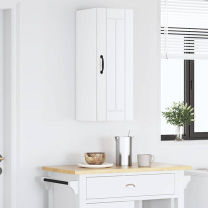 Wall Cabinet LUCCA White 30 x 31 x 80 cm Engineered Wood