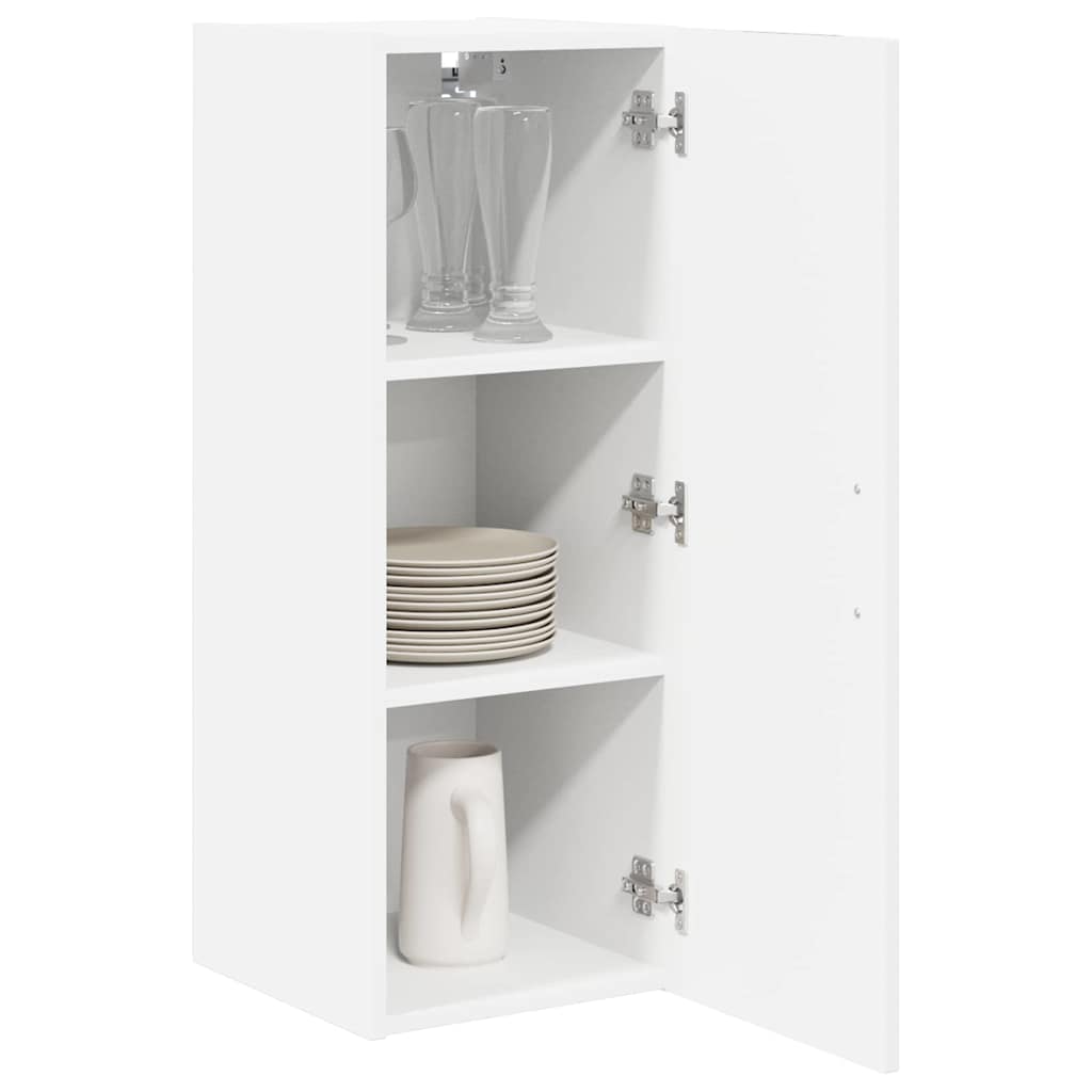 Wall Cabinet LUCCA White 30 x 31 x 80 cm Engineered Wood