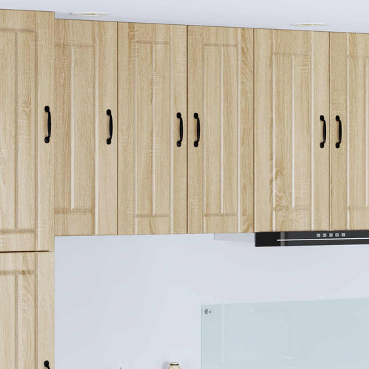 Wall Cabinet LUCCA 2 pcs Sonoma Oak Engineered Wood