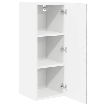Wall Cabinet LUCCA 2 pcs Concrete Grey 30 x 31 x 80 cm