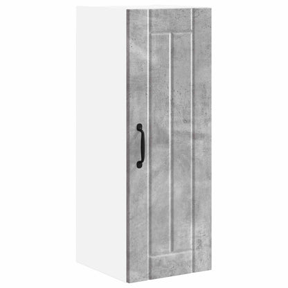 Wall Cabinet LUCCA 2 pcs Concrete Grey 30 x 31 x 80 cm