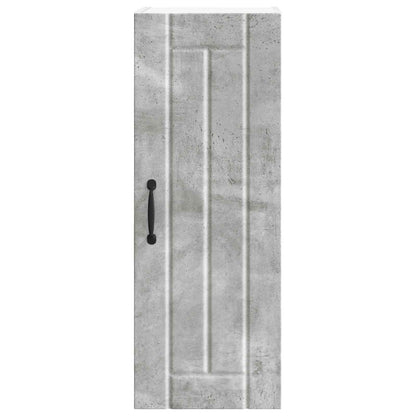 Wall Cabinet LUCCA 2 pcs Concrete Grey 30 x 31 x 80 cm
