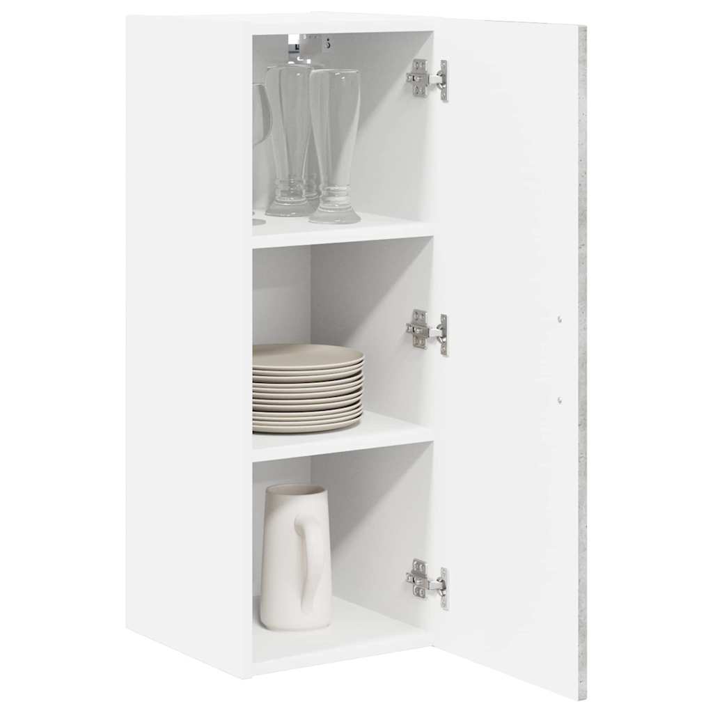 Wall Cabinet LUCCA 2 pcs Concrete Grey 30 x 31 x 80 cm