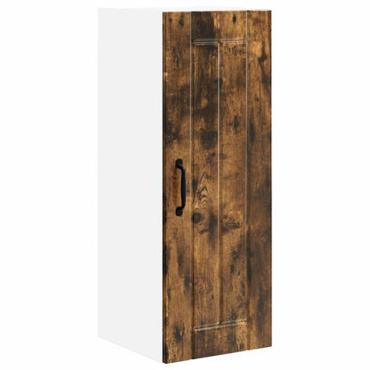 Wall Cabinet LUCCA Smoked Oak 30 x 31 x 80 cm Engineered Wood