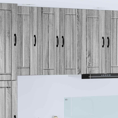 Wall Cabinet LUCCA Grey Sonoma 30 x 31 x 80 cm Engineered Wood