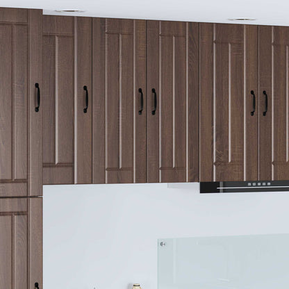 Wall Cabinet LUCCA 2 pcs Brown Oak 30 x 31 x 80 cm