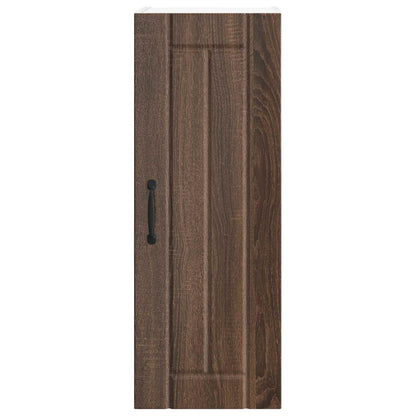Wall Cabinet LUCCA 2 pcs Brown Oak 30 x 31 x 80 cm