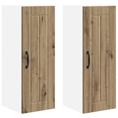 Wall Cabinet LUCCA 2 pcs Artisan Oak 30 x 31 x 80 cm