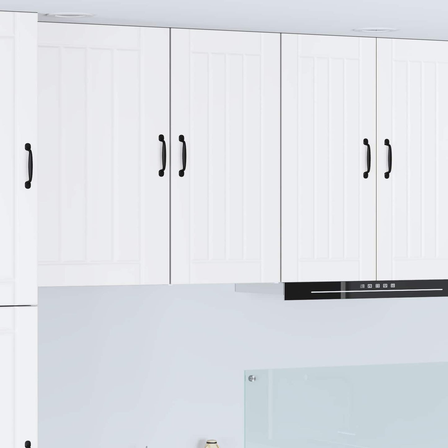 Wall Cabinet LUCCA White 40 x 31 x 80 cm Engineered Wood