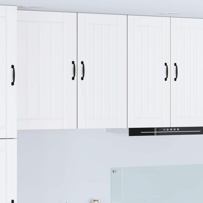 Wall Cabinet LUCCA White 40 x 31 x 80 cm Engineered Wood