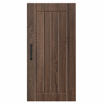 Wall Cabinet LUCCA Brown Oak 40 x 31 x 80 cm Engineered Wood