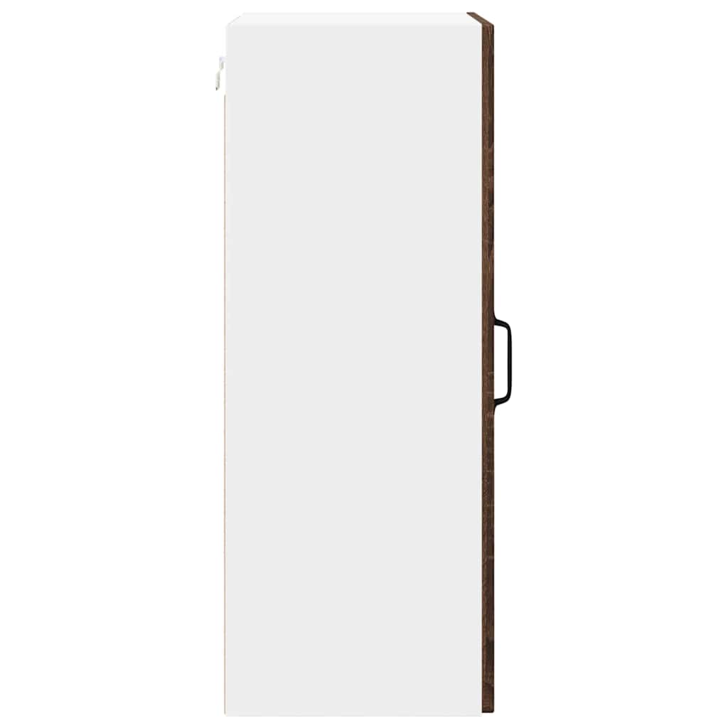 Wall Cabinet LUCCA Brown Oak 40 x 31 x 80 cm Engineered Wood