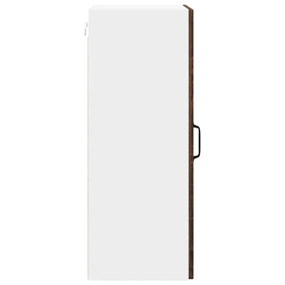 Wall Cabinet LUCCA Brown Oak 40 x 31 x 80 cm Engineered Wood
