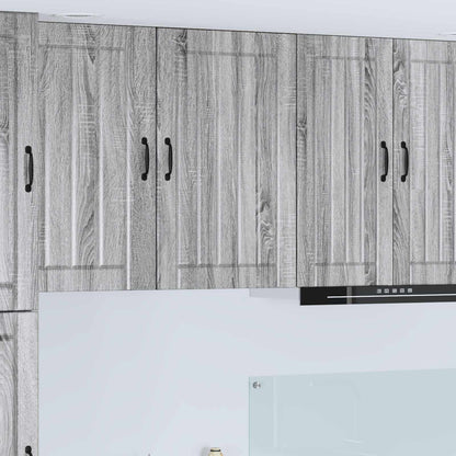 Wall Cabinet LUCCA Grey Sonoma 50 x 31 x 80 cm Engineered Wood