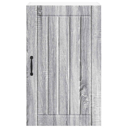 Wall Cabinet LUCCA Grey Sonoma 50 x 31 x 80 cm Engineered Wood