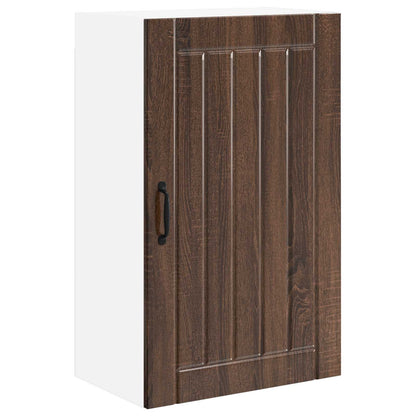 Wall Cabinet LUCCA Brown Oak 50 x 31 x 80 cm Engineered Wood