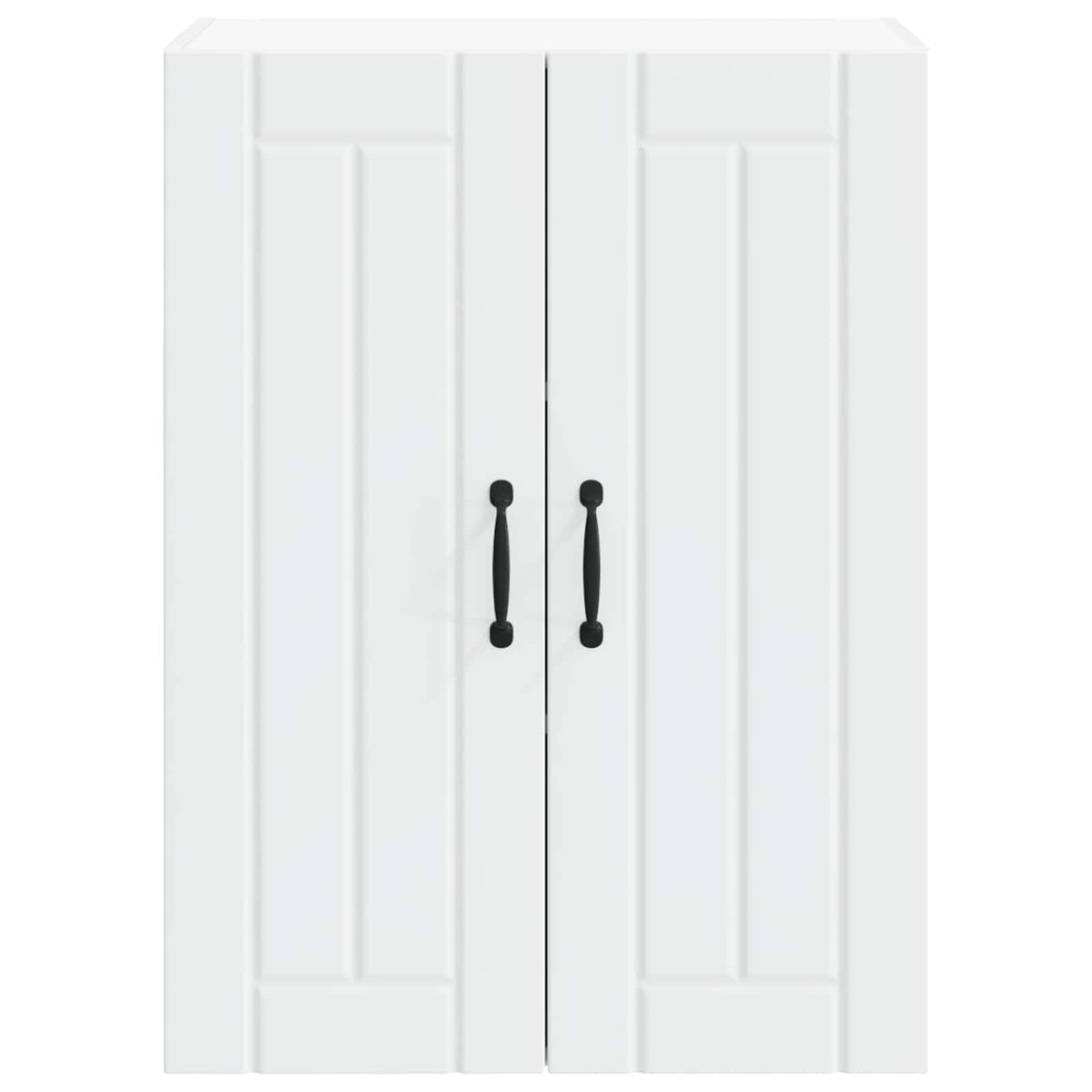 Wall Glass Cabinet LUCCA White 60 x 31 x 80 cm Engineered Wood