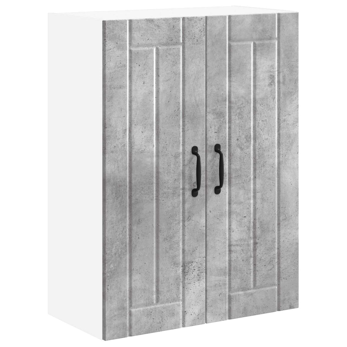 Wall Glass Cabinet LUCCA Concrete Grey 60 x 31 x 80 cm