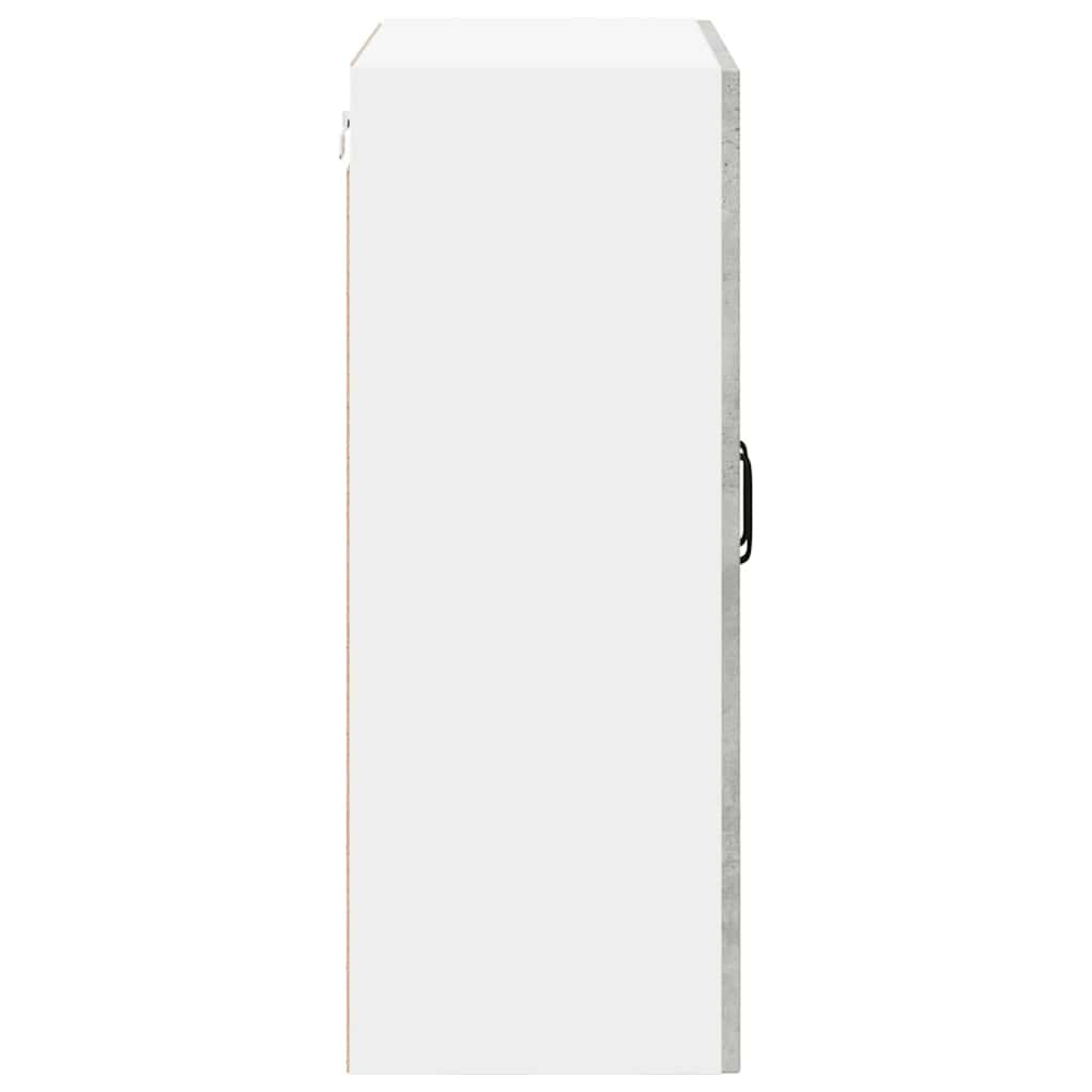 Wall Glass Cabinet LUCCA Concrete Grey 60 x 31 x 80 cm