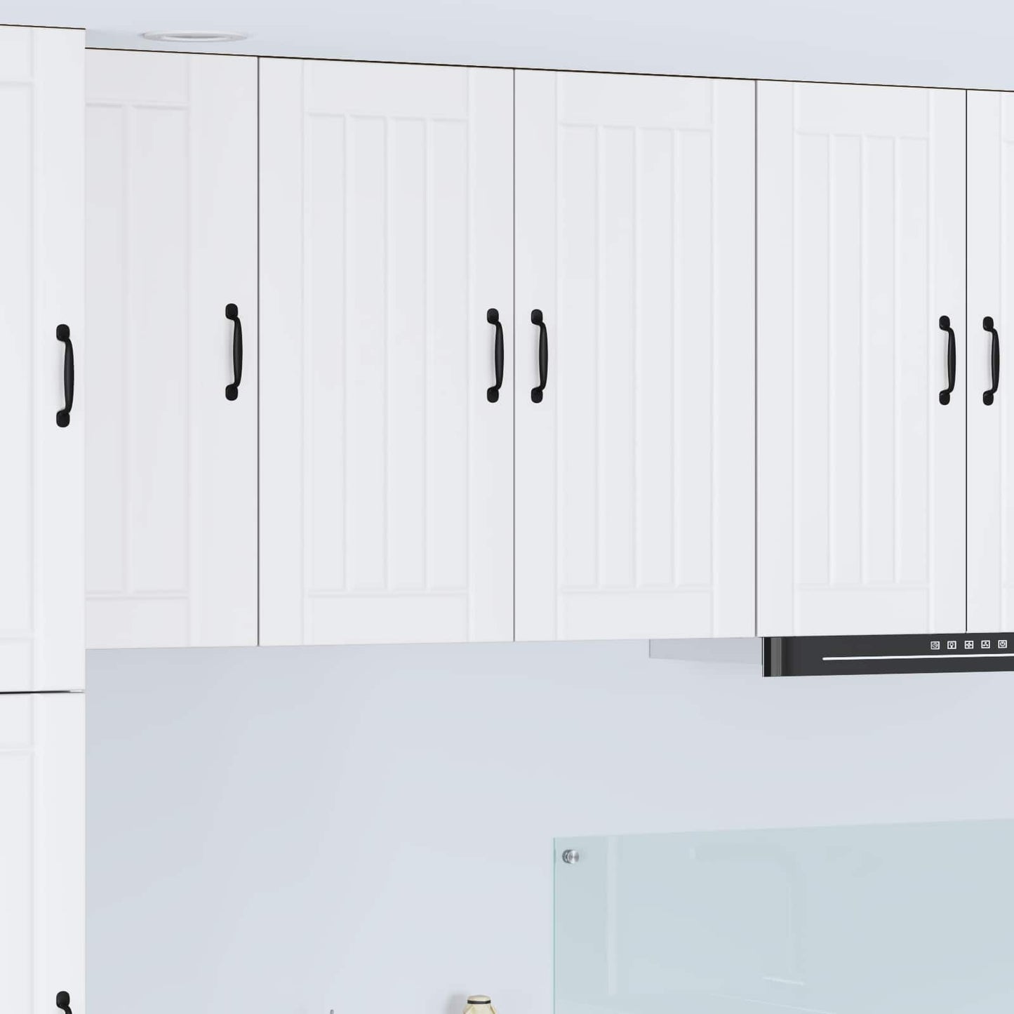 Wall Cabinet LUCCA White 80 x 31 x 80 cm Engineered Wood