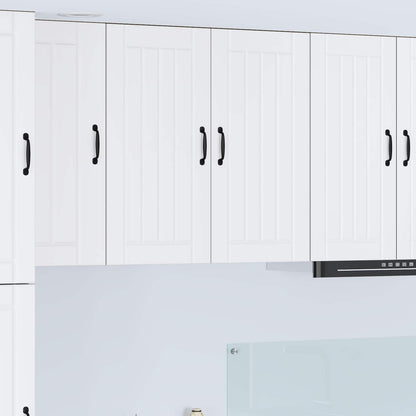 Wall Cabinet LUCCA White 80 x 31 x 80 cm Engineered Wood