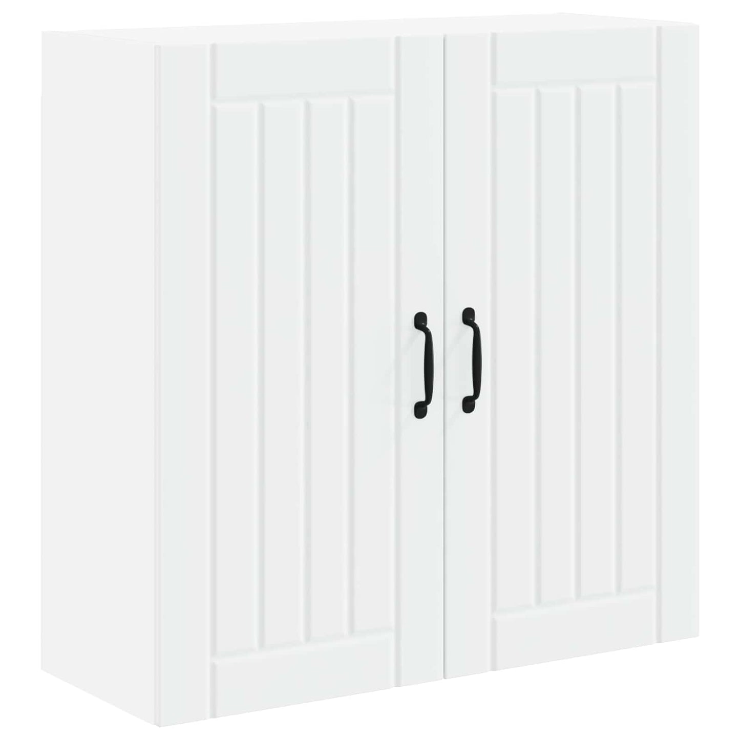 Wall Cabinet LUCCA White 80 x 31 x 80 cm Engineered Wood