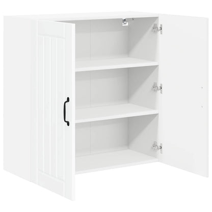 Wall Cabinet LUCCA High Gloss White 80 x 31 x 80 cm