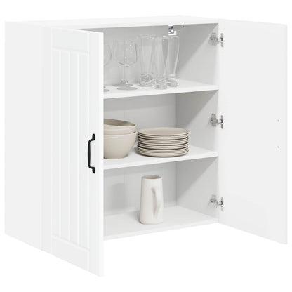 Wall Cabinet LUCCA High Gloss White 80 x 31 x 80 cm