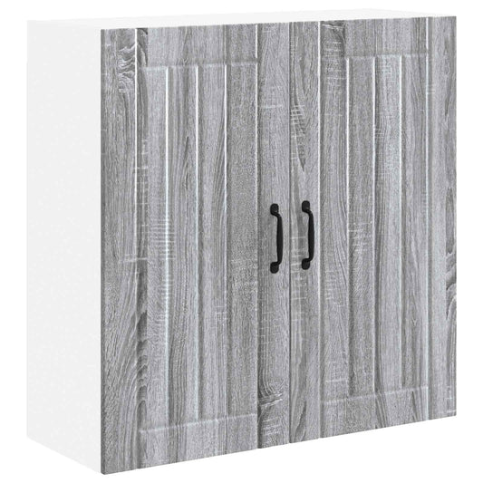 Wall Cabinet LUCCA Grey Sonoma 80 x 31 x 80 cm Engineered Wood