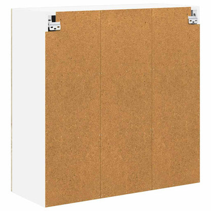 Wall Glass Cabinet LUCCA Sonoma Oak 80 x 31 x 80 cm