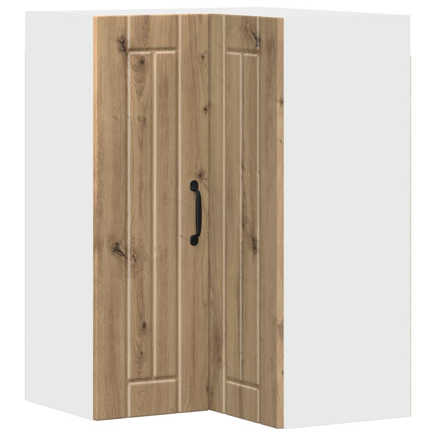 Wall Corner Cabinet LUCCA Artisan Oak 57 x 57 x 80 cm
