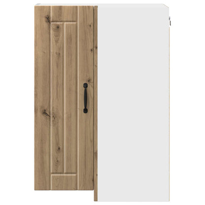 Wall Corner Cabinet LUCCA Artisan Oak 57 x 57 x 80 cm
