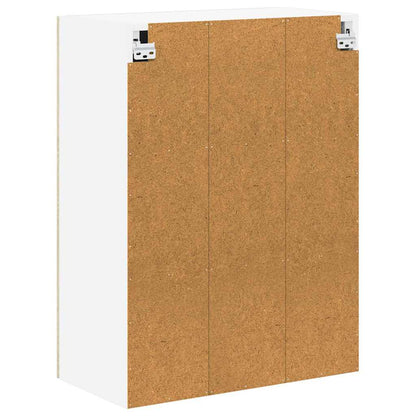 Wall Glass Cabinet LUCCA Sonoma Oak 60 x 31 x 80 cm