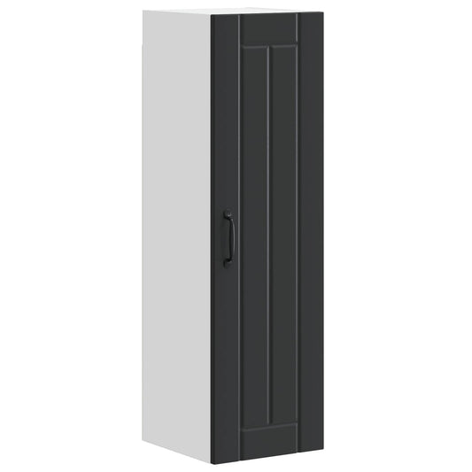 Wall Cabinet LUCCA Black 30 x 31 x 100 cm Engineered Wood