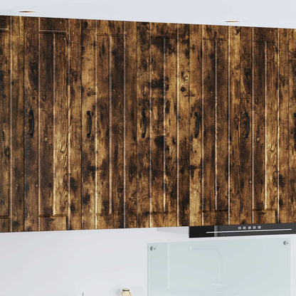 Wall Cabinet LUCCA Smoked Oak 30 x 31 x 100 cm Engineered Wood
