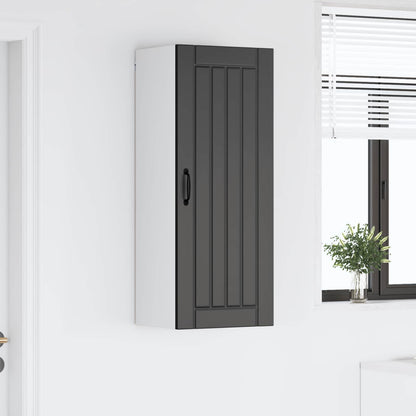 Wall Cabinet LUCCA Black 40 x 31 x 100 cm Engineered Wood