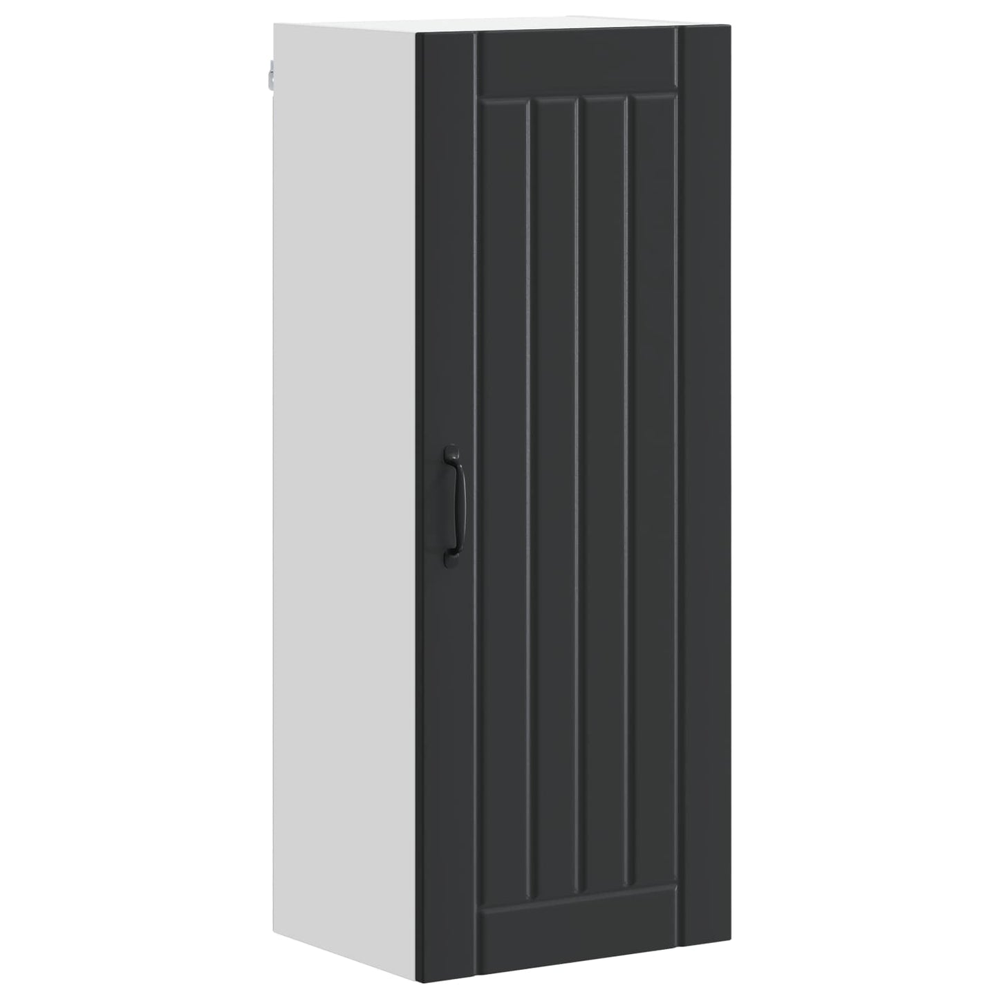 Wall Cabinet LUCCA Black 40 x 31 x 100 cm Engineered Wood